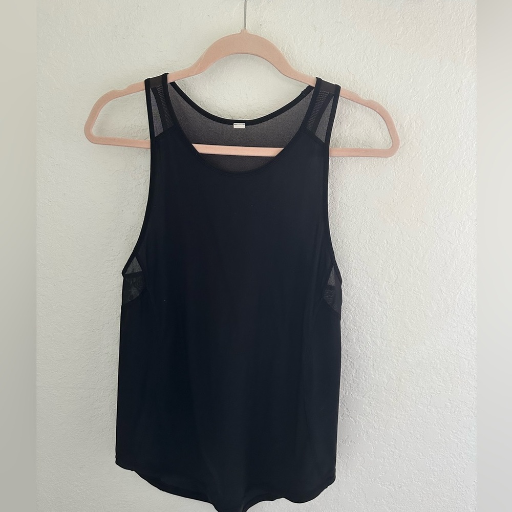 Lululemon sculp running tank with mesh size 6